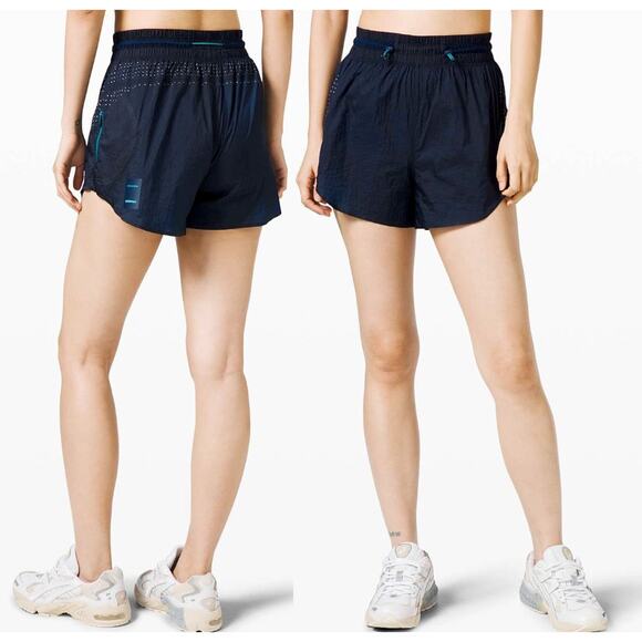 Lululemon X Roksanda Break New Ground Short, True Navy Women's Size 12 NWT